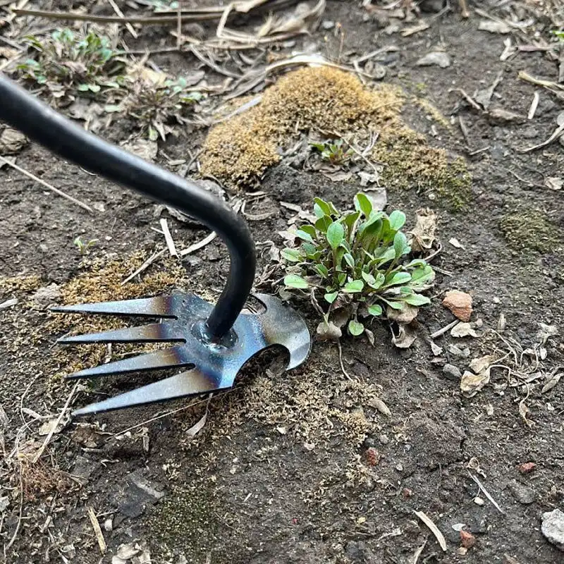 Multifuncional Jardim Weeder, Manganês Aço, Enraizamento Da Relva, Solo Solto, Mão Weeding Remoção, Extrator, Ferramentas De Jardinagem