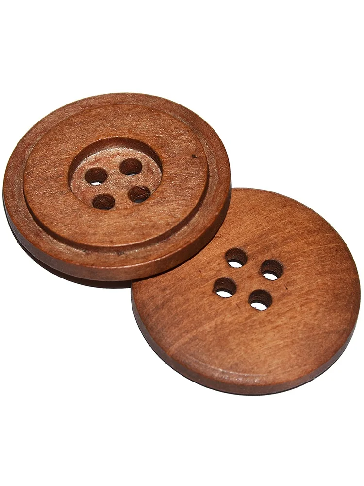 Lot De 20 Boutons Ronds En Résine Avec 4 Trous à Coudre Pour Blazers, Chemises, Vêtements Et Accessoires De Bricolage (15 Mm, Beige