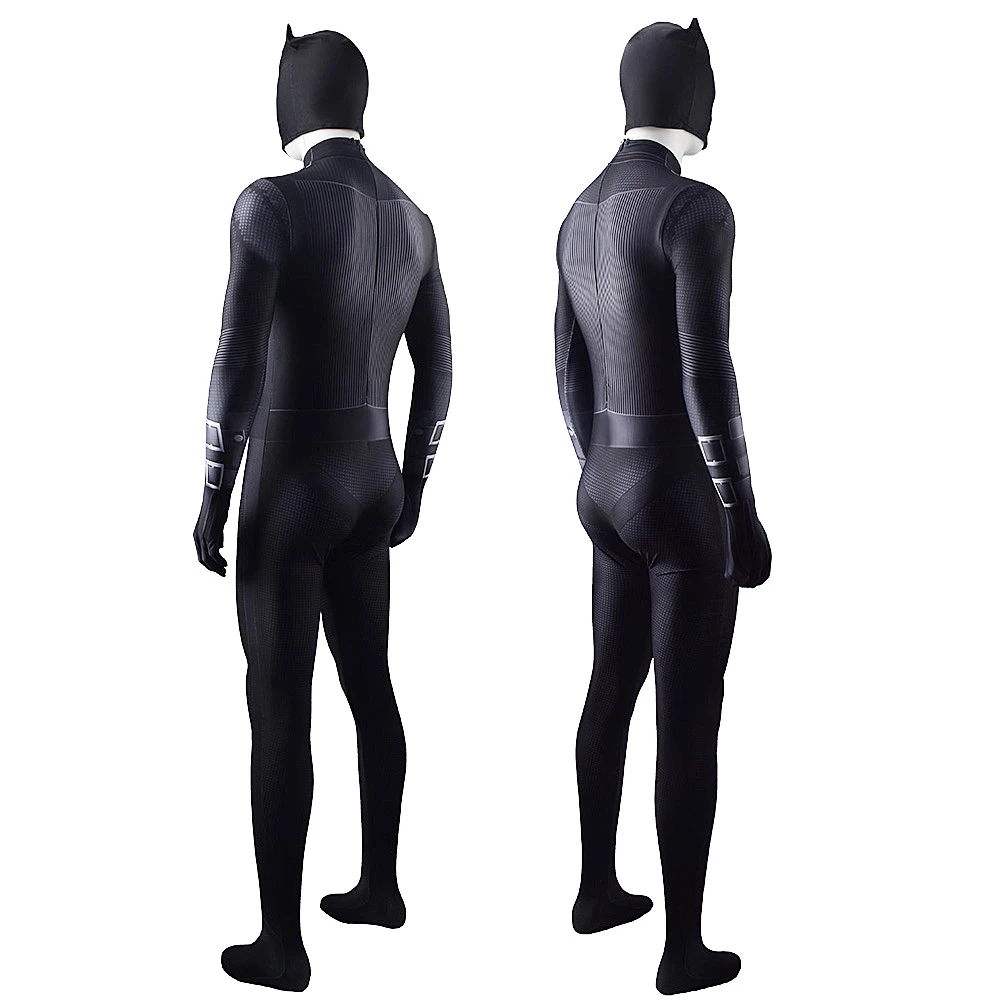 Bat and Cat-Themed Spandex Bodysuit Cosplay Costume for Adults and Kids