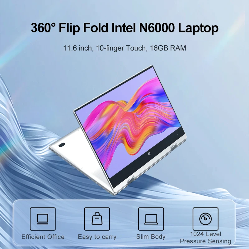 360 Degree Touch Screen Laptop 11-6-inch-Laptop-Touch-Screen-360-degree-Windows-10-Notebook-16GB-DDR4