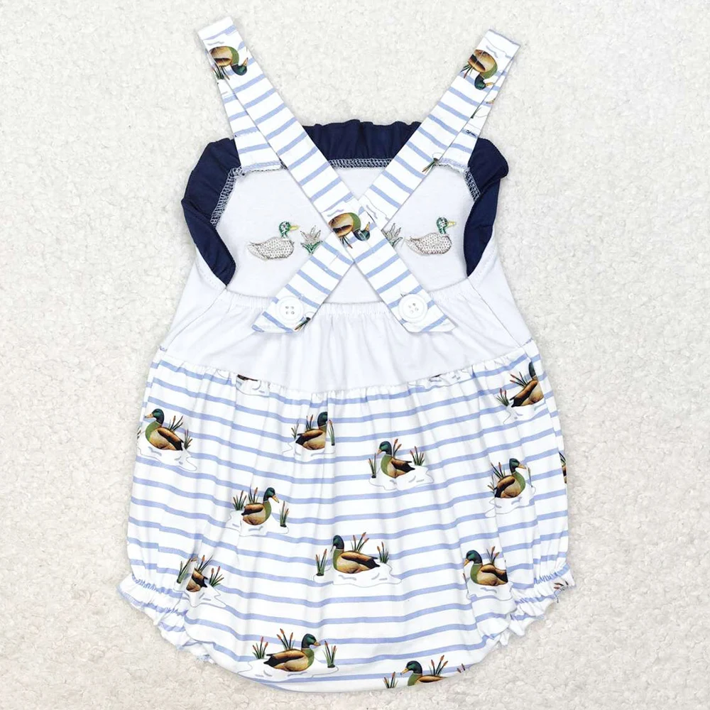 Deer & Duck Camo Print Short Sleeve Jumpsuits 4