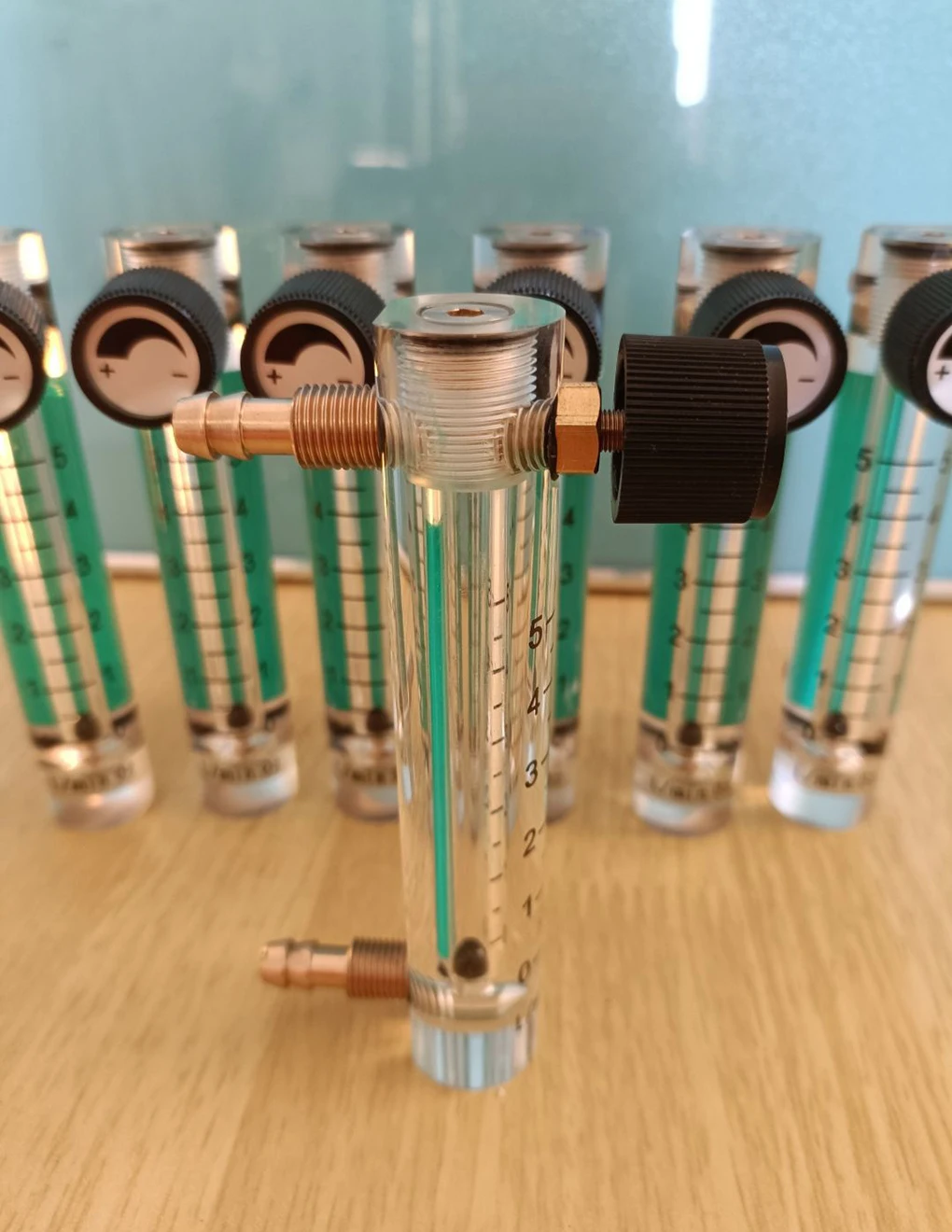 Air Oxygen Gas Flow Meter Flowmeter Caudalimetro Counter Flow Indicator O2 Oxyge