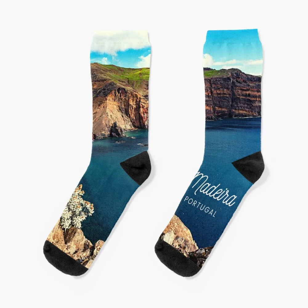 

Madeira - Portuguese Islands Socks valentine gift ideas cotton loose Socks Girl Men's