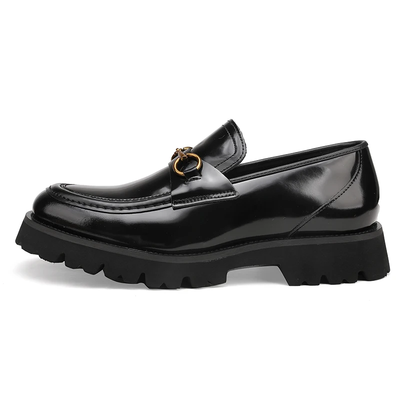Men's shoes, business shoes men, foot cover, buckle, leather build, formal wear, love, European version, work wear