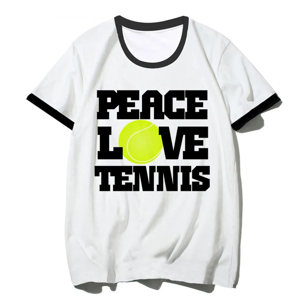 

Tennis t-shirts women streetwear graphic top female y2k anime designer clothing