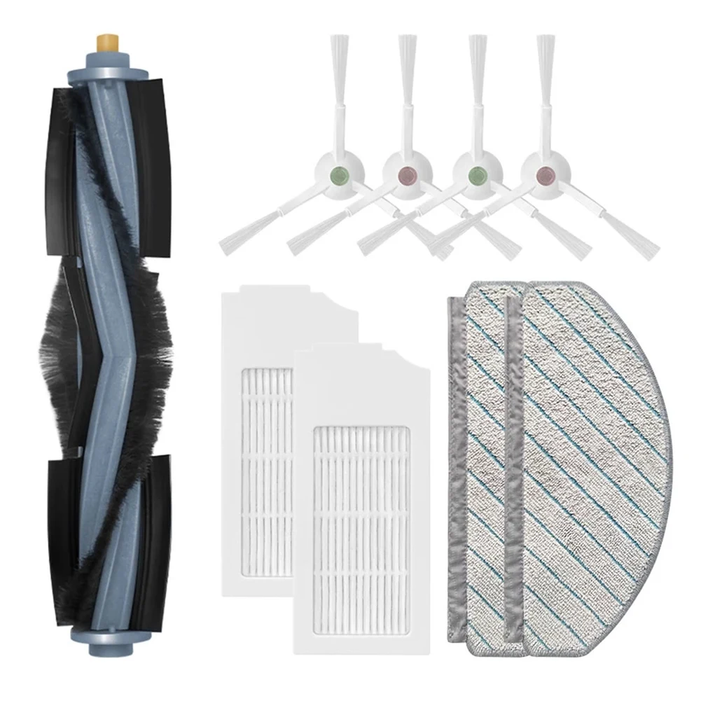 

For ECOVACS DEEBOT T10 PLUS Robot Vacuum Cleaner Replacement Spare Parts Main Brush Side Brush Hepa Filter Mop Rag