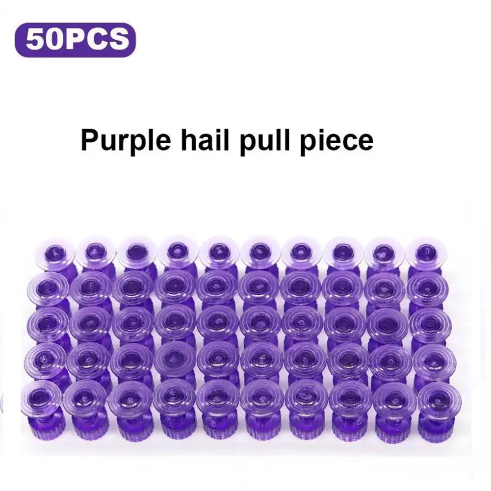 50pcs Car Paintless Dent Hail Repair Tool Pit Bump Puller Pulling Tabs Gasket Automobile Body Repair Tools 4pcs car bod aluminum glue pulling puller tabs paintless dent hail repair tools