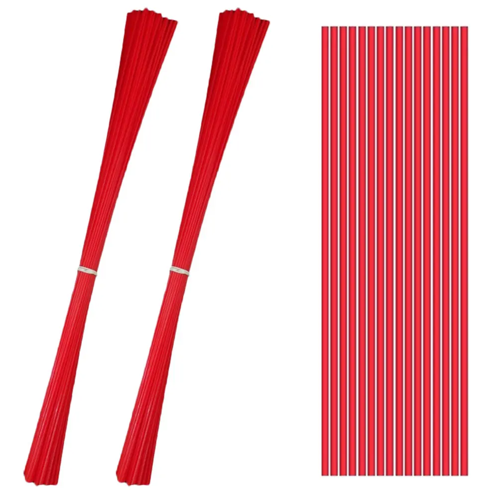 100 pezzi di rimozione della ruggine ugello Shot Straw Spray di ricambio può cannucce spruzzatore di polvere di stoccaggio conveniente per tubo lampadina di plastica Bulk