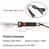 Adjustable Temperature Electric Soldering Ironing Machine Heat Press Bag Leather Fabric Clothes Craft Dry Iron Wrinkle Removal 6