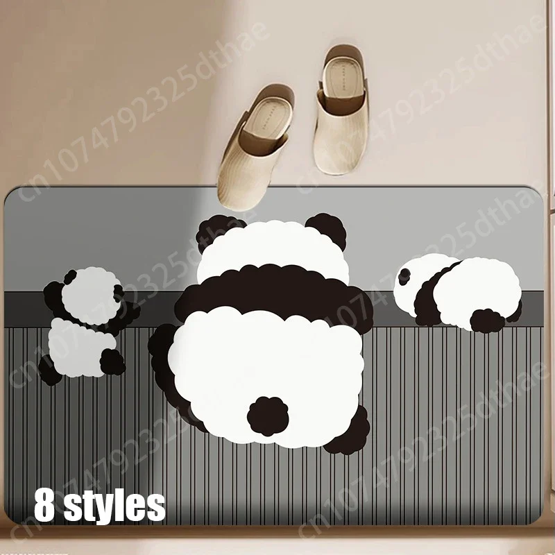 

Cartoon Animals Mat Home Entrance Welcome Doormat Anti Slip Bathroom Washroom Floor Mats Kawaii Room Decor Rugs Kitchen Rug