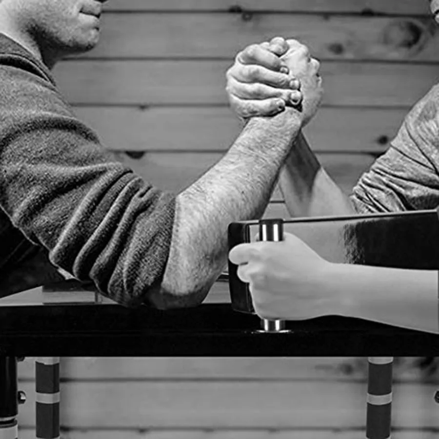 Standard Arm Wrestling Table -Armwrestling Training Equipment- is Suitable for Home Office Gym Club,Black