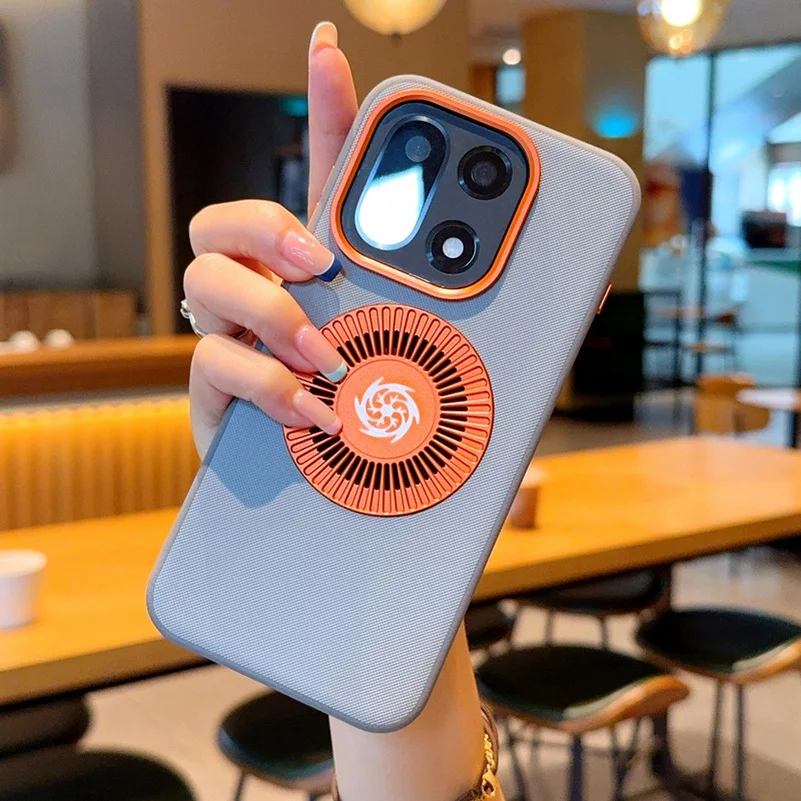 Magnetic Graphene Cooling Case with Elevated Protective Camera Ring