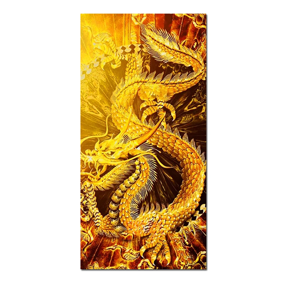 Diamond Painting Animal Dragon Full Square Drill Mosaic Embroidery Cross  Stitch Home Decor 5D DIY Art Wall Stickers for Gifts