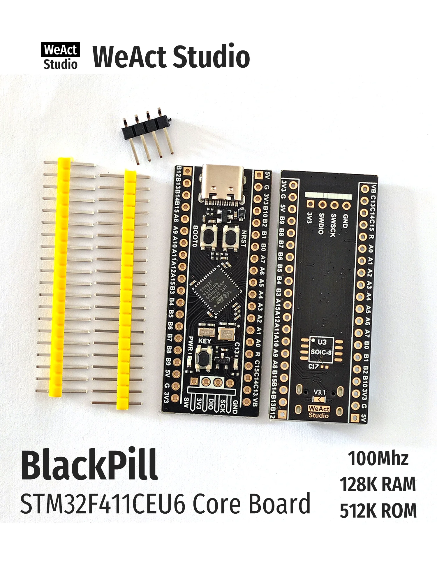 Simulator programmer WeAct STLink V2.1 for STM32 minimum system development board STM32F103 STM32F411 STM32G431