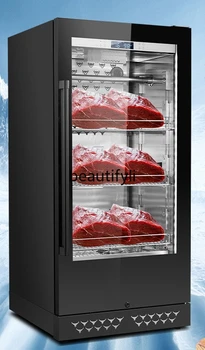 Commercial intelligent constant temperature steak dry and wet stainless steel refrigerated beef chop cabinet