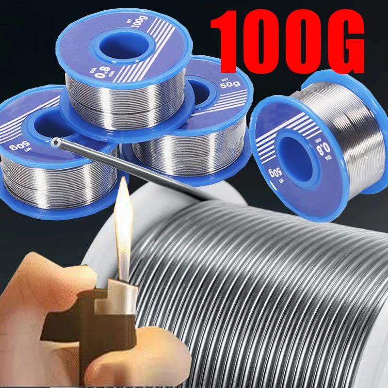 Soldering Wire 1PCS Lead-free 0.5-1.0mm Unleaded Rosin Core for Electrical Solder RoHs