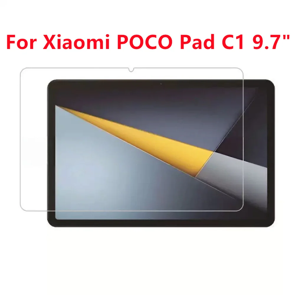 Premium Tempered Glass Screen Protector - 9.7 Inch, Anti-Scratch, Anti-Fingerprint, Clear Tablet Coverage