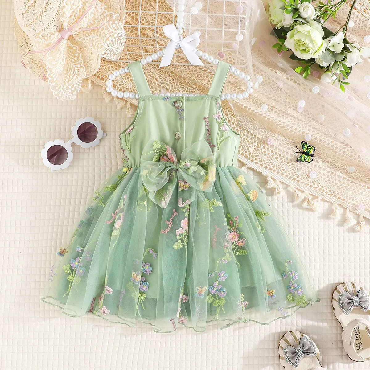 Flower Baby Girl Dress For 12M to 24M