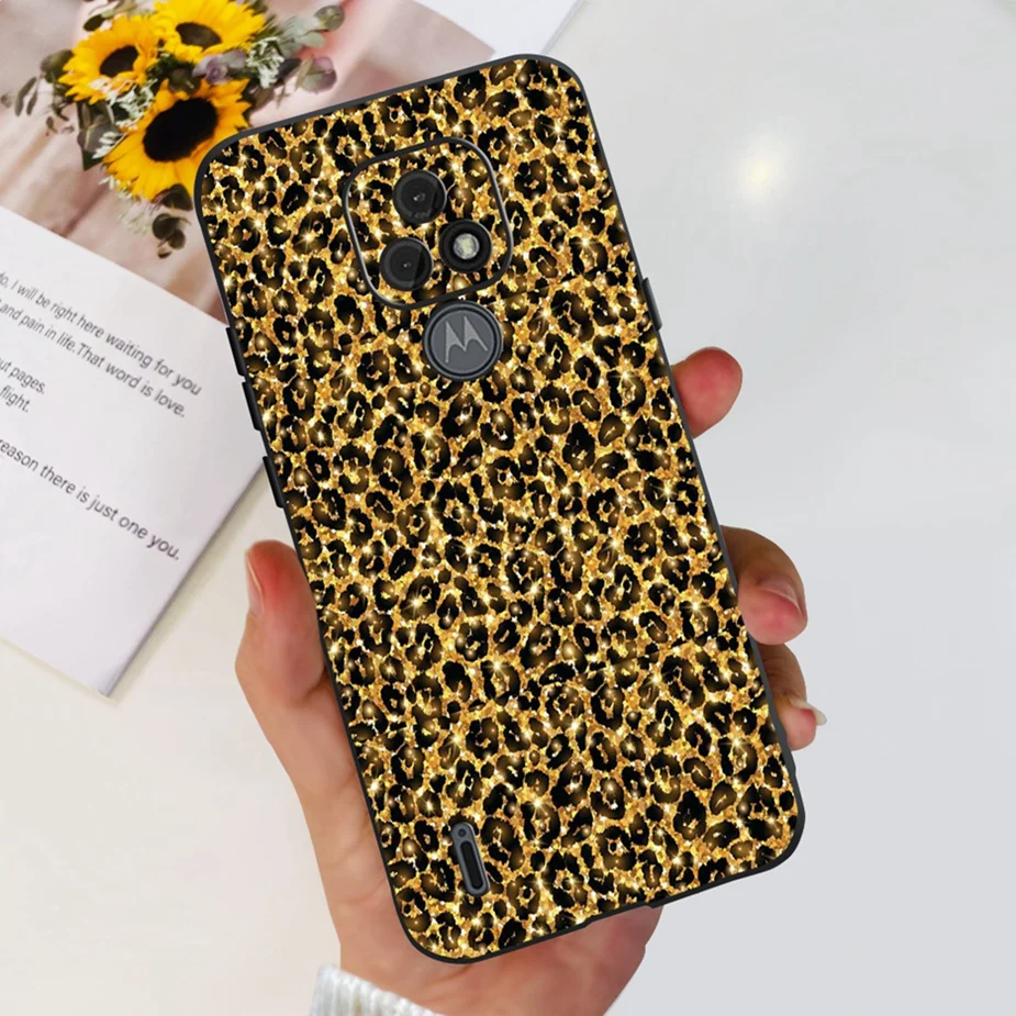 Stylish Painted Soft Silicone Phone Case for Motorola Moto E7 Series