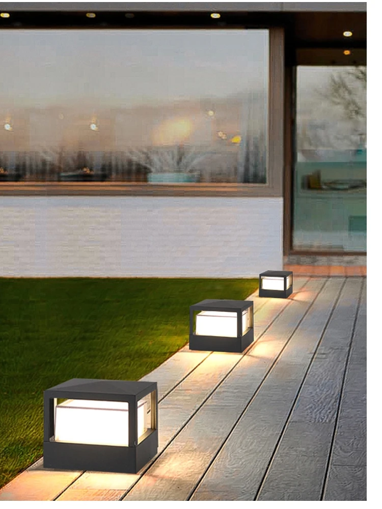 

Outdoor column head lamp, waterproof courtyard column lamp, garden lamp, outdoor wall lamp