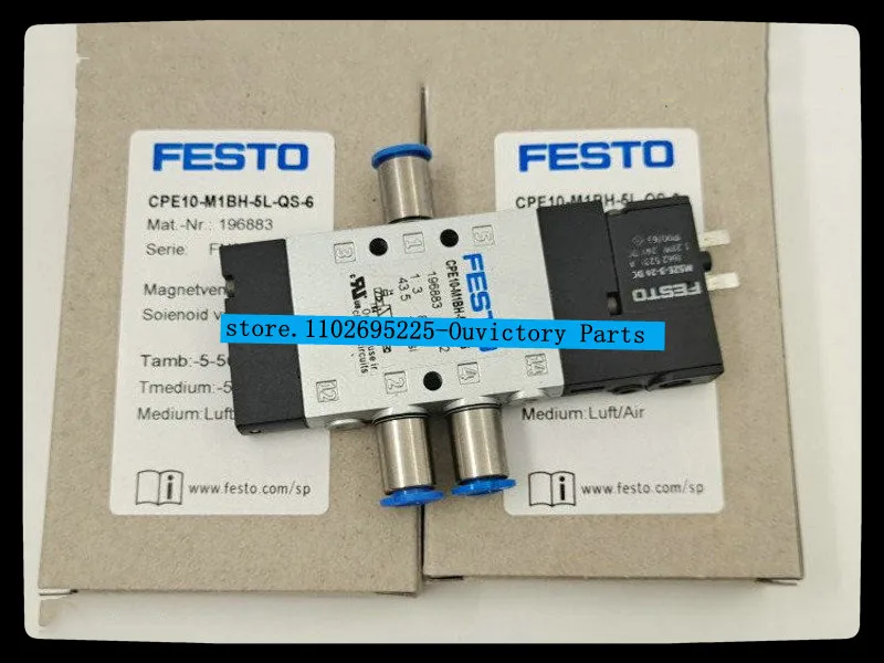 

CPE10-M1BH-5J-M7 196925 CPE10-M1BH-5JS-M7 196926 New Original FESTO solenoid valve