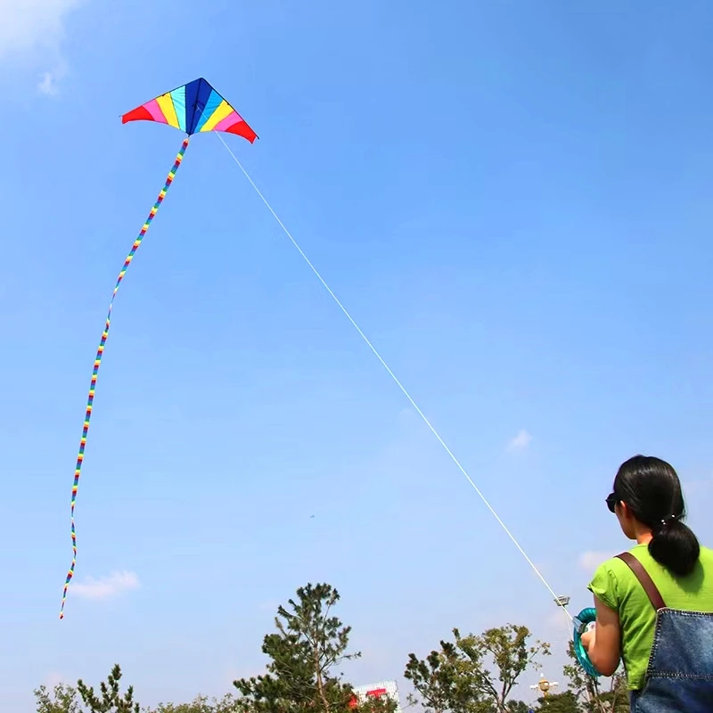 Em promoção! Frete Grátis 600 Cm Macia Grande Pipa Voando Picada Linha De  Brincar Ao Ar Livre 3d De Kite Windsocks Pé No Céu Pipas De Nylon Brisa  Voar Aquilone