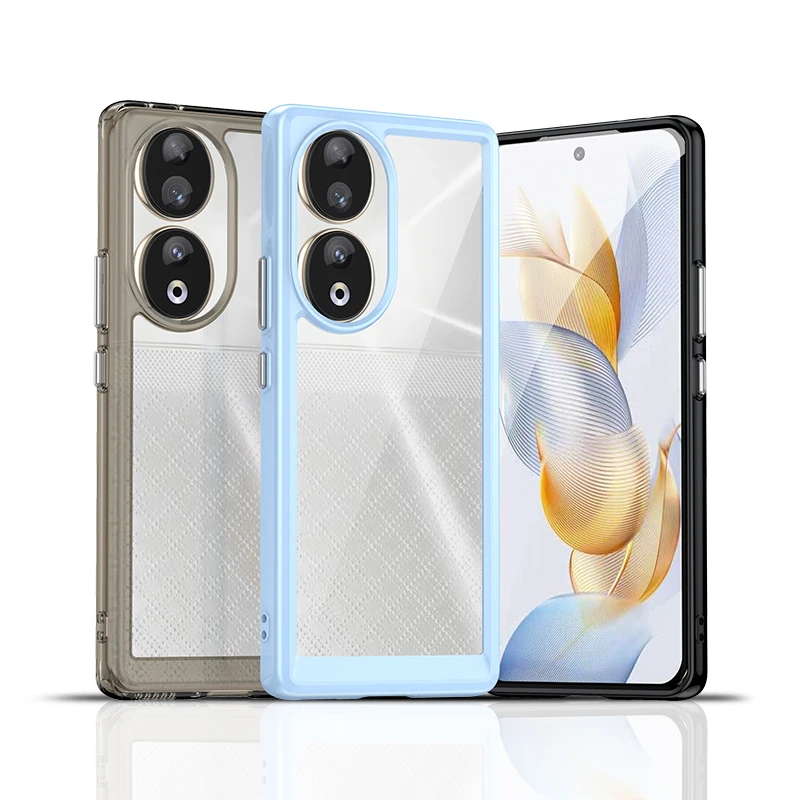 Per Honor 90 Case Honor 90 Pro 90 Lite Cover Muticolor Shell Antiurto Silicone Tpu Pc Cover Posteriore Protettiva Per Telefono Honor 90