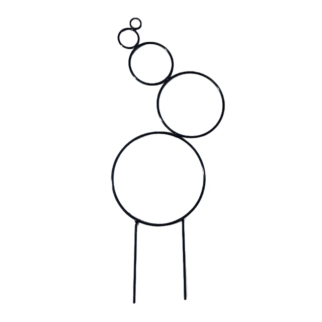 Kerek Rácsos Cserepes Növény 14 Hüvelykes Magas Kerti Mászó Növényi Állványhoz - Image 5