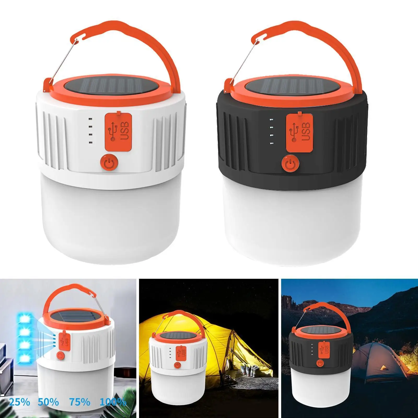 LED Camping Light Outdoor Lantern Hiking Lamp BBQ patio and garden