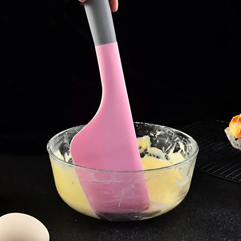 Extra Large Silicone Cream Baking Scraper 34Cm Non Stick Butter Spatula Smoother Spreader Heat Resistant Cookie Pastry Scraper