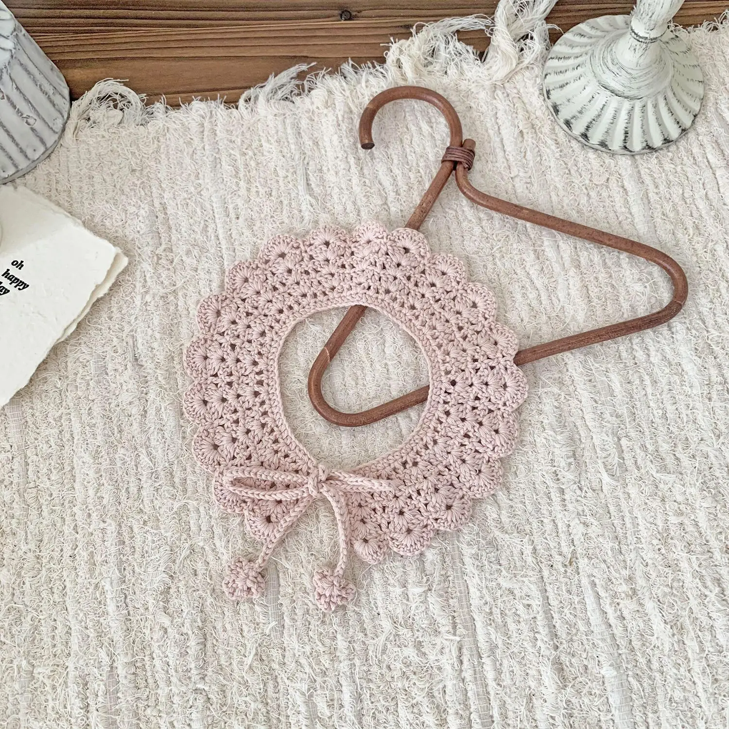 Kids Crochet Collar Toddler False Collar Children Clothes Accessory Cotton