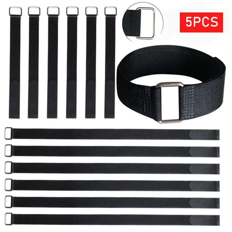1/5pcs Magic Tape Sticks Cable Ties Model Straps Wire With Battery Stick  Buckle Belt Bundle Tie Hook Loop Fastener Tape - AliExpress