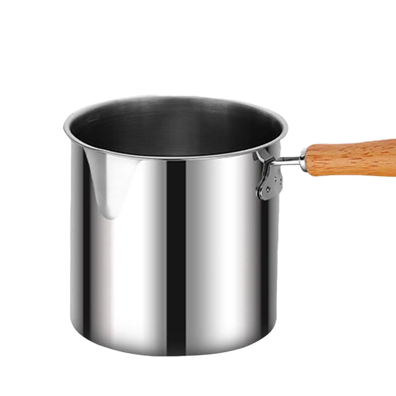 Deep Fry Pot with Wooden Handle Small Cookware Cooking Kitchen Frying Pan for Camping Home Party Kitchen Dried Deep Fry Pot with Wooden Handle Small Cookware Cooking Kitchen Frying Pan for Camping Home Party Kitchen Dried