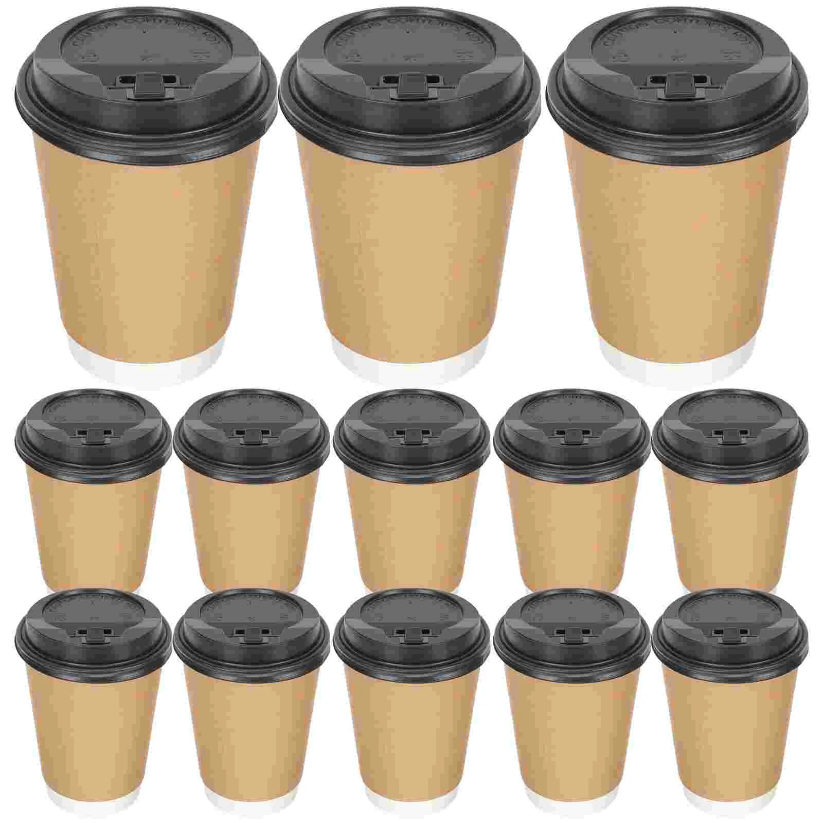

100 Pcs Drinking Milk Cups Beverage Espresso Portable Disposable Coffee Paper Juice Packing