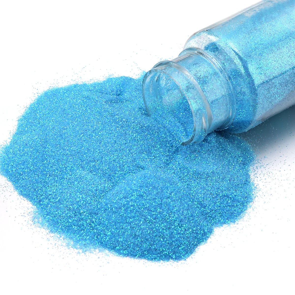Sparkly Fine Glitter Powder for Arts and Crafts, Nail Art, and Cosmetic Use - Rainbow Colors