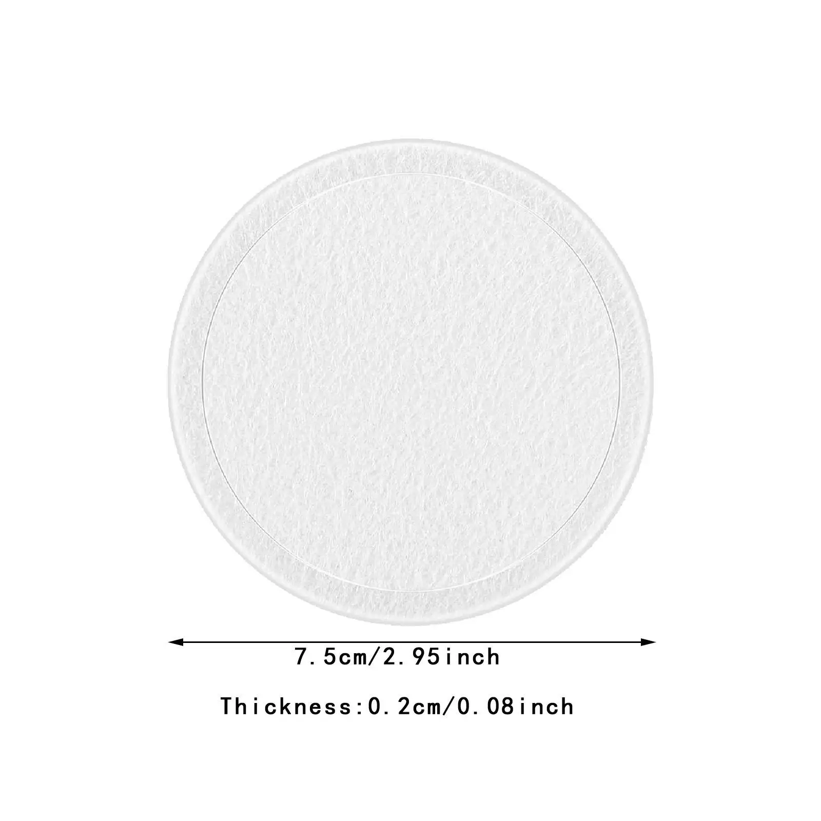 24 Pieces Monotub Adhesive Filter disks 2mm Thick Mushroom Cultivation Kitchen Accessories Mushroom Filter Mushroom Filter Pads
