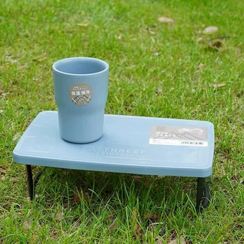 Tavolo da Campeggio Portatile Pieghevole, Leggero Mini Tavolo per Picnic, Escursionismo, Viaggi, Campeggio, Spiaggia