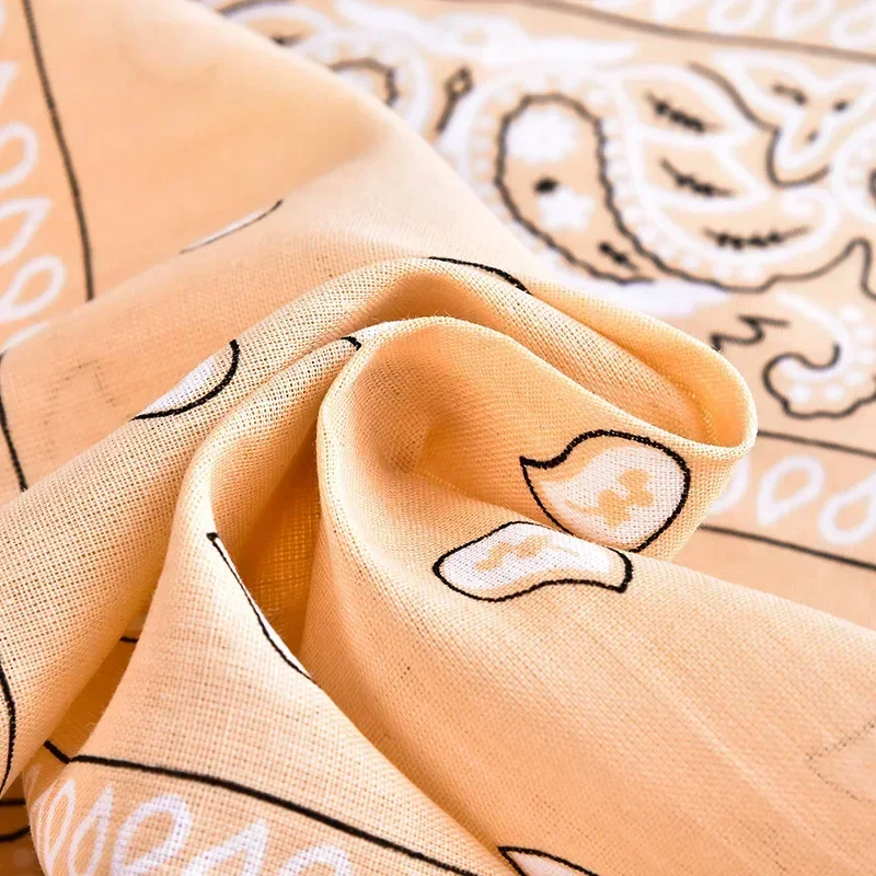 보헤미안 프린트 반다나 페이즐리 패턴 머리띠 힙합 스카프 야외 남여 머리띠 손목 랩 페이스 마스크 손수건