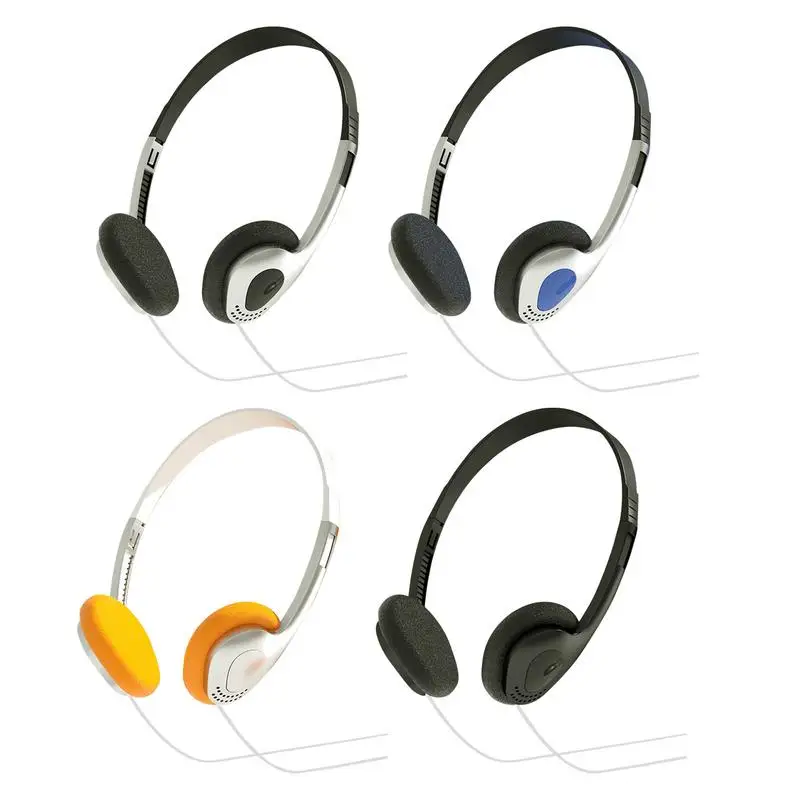 

Retro Over Ear Headphone Portable Lightweight Vintage style Wired Headphone Mini Stereo Headphone High Quality Sound for Player