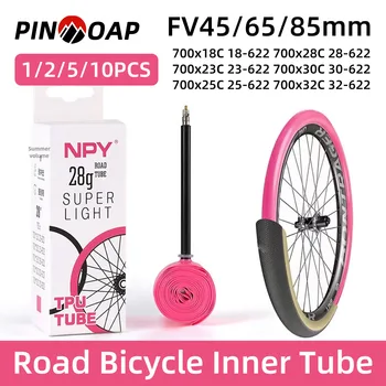 Camera d'aria per bicicletta PINMOAP NPY ultraleggera, antiforatura, ad alta resistenza alla pressione, per mountain bike e bici da strada