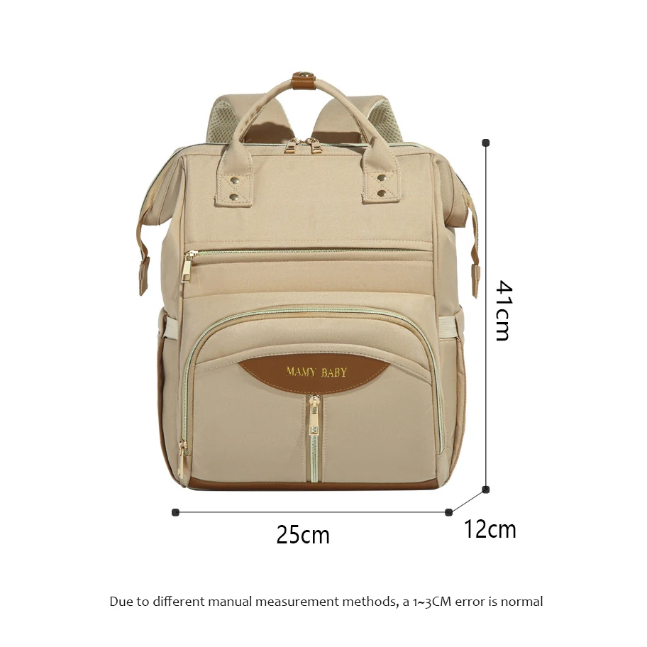 Fashion Mommy Backpack Large Capacity Diaper Bag Multifunctional Travel Baby Bag Maternity Backpack for Women Waterproof - 6