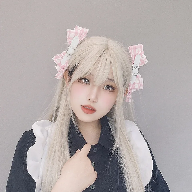 

Японский бант Jk Lolita, заколка для волос для девочек из аниме, аксессуары для волос для косплея, заколка для волос с милым бантом