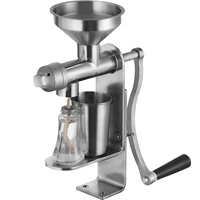 VEVOR Manual Oil Press Machine Stainless Steel Oil Extractor Machine Detachable Oil Presser for Effortless Cleaning Household 1