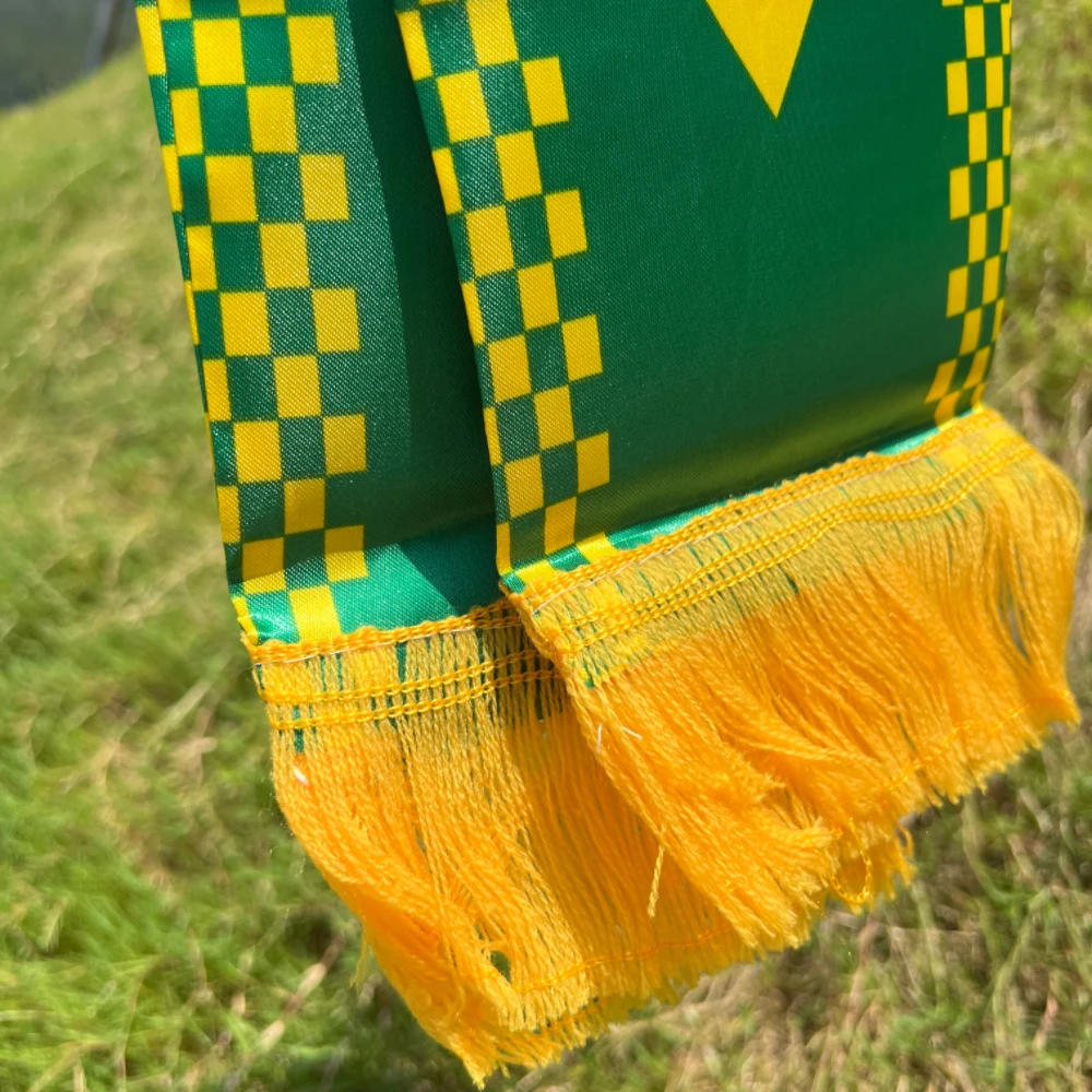 Brazil scarf 14x130cm double printed Brasil flag Custom Scarf football team Scarf Printing Satin Brazil banner - Image 6