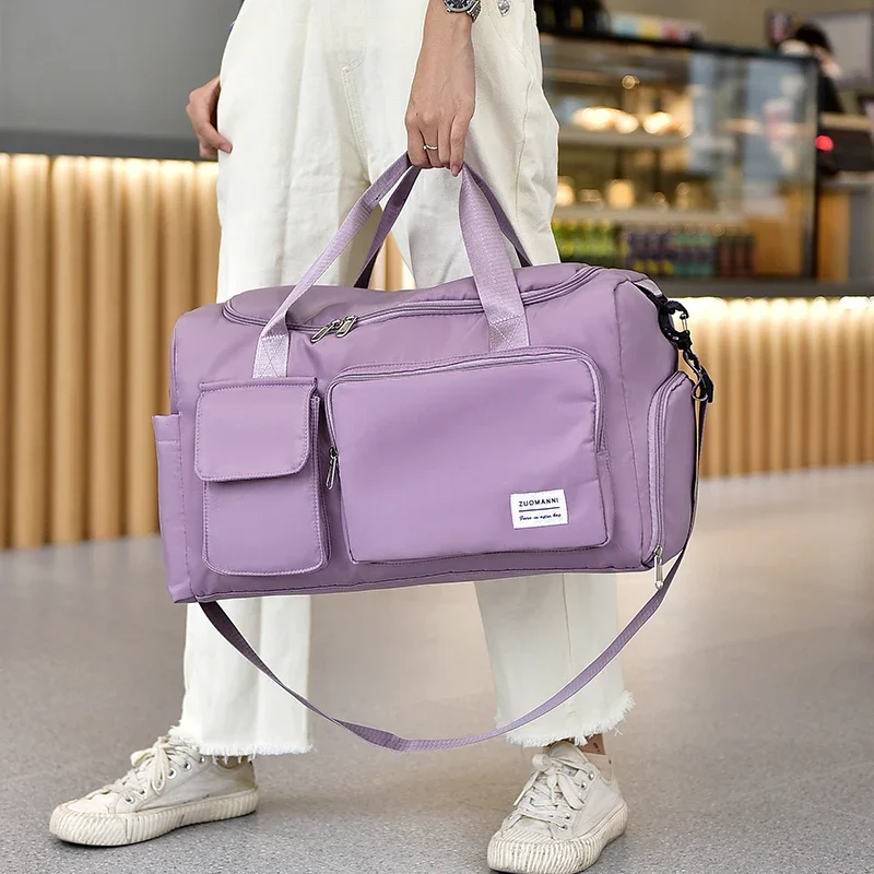Travel Bag Luggage Handbag Women's Shoulder Bags Large Capacity Brand Waterproof Nylon Sports Gym Ladies Crossbody Bag