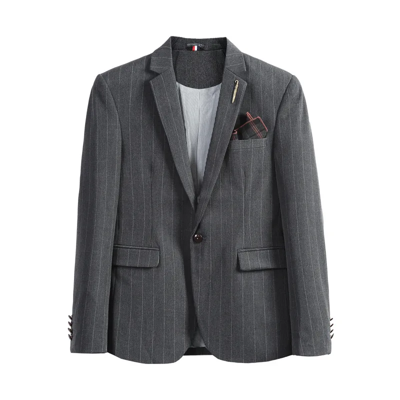 ZX196Men's suit three-piece business casual professional formal wear British style suit men's groom wedding