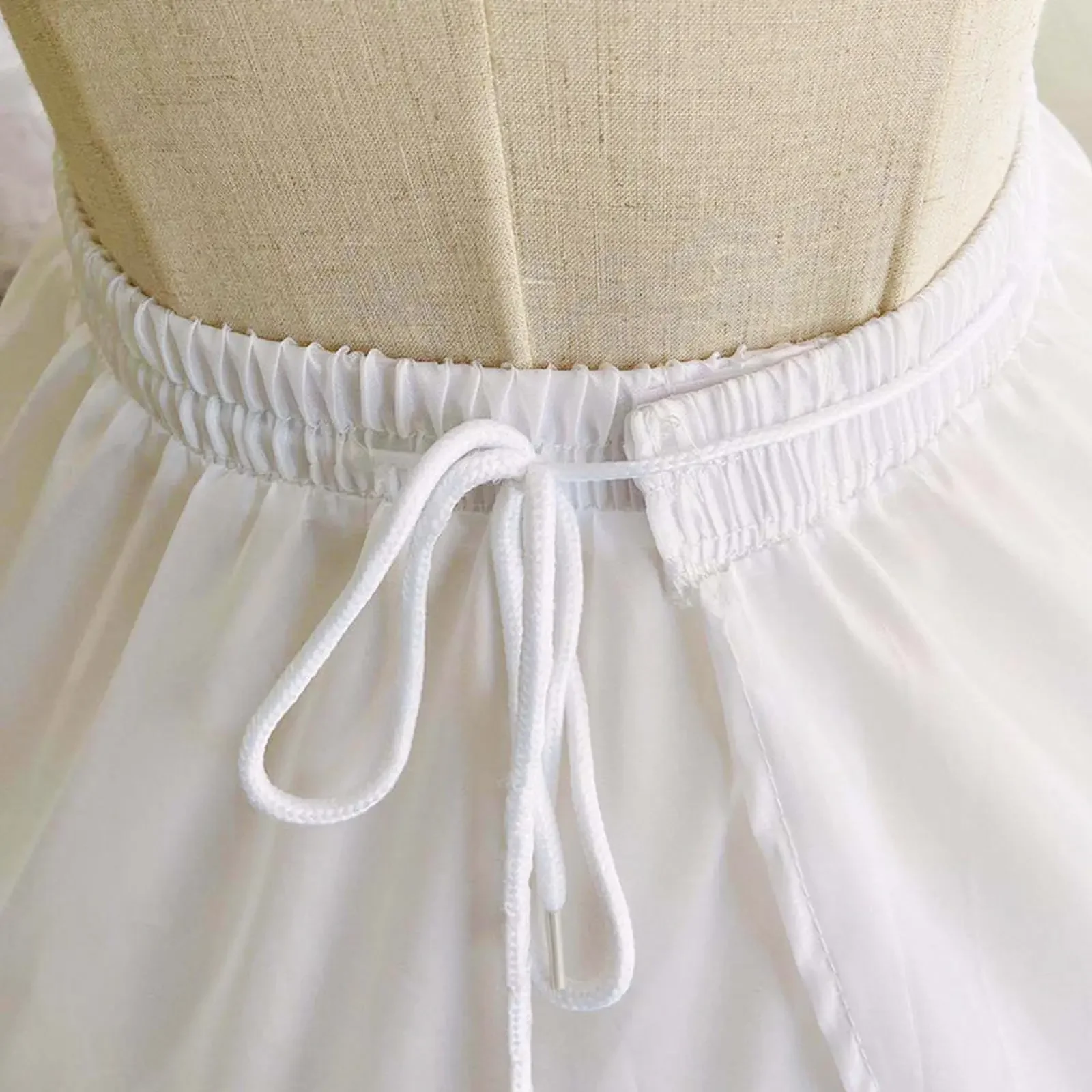 Petticoat Skirt Petticoat Underskirt Wedding Underskirt Wedding Petticoat Women 6 Hoop 6 Layered Petticoat A-line Floor-Length Crinoline Underskirt for Bridal Wedding Dress Ball Gown