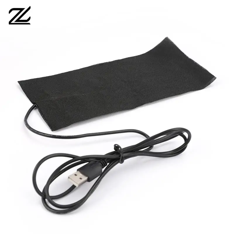

USB 5V Electric Heating Pad DIY Thermal Clothing Outdoor Heated Jacket Vest Coat 10*20cm