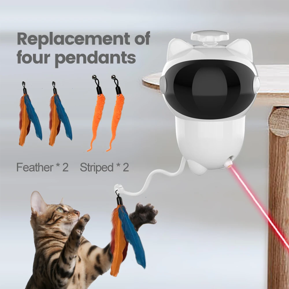 Intelligent Cat Laser Toy Automatic Random Moving for Cats Kittens Dogs