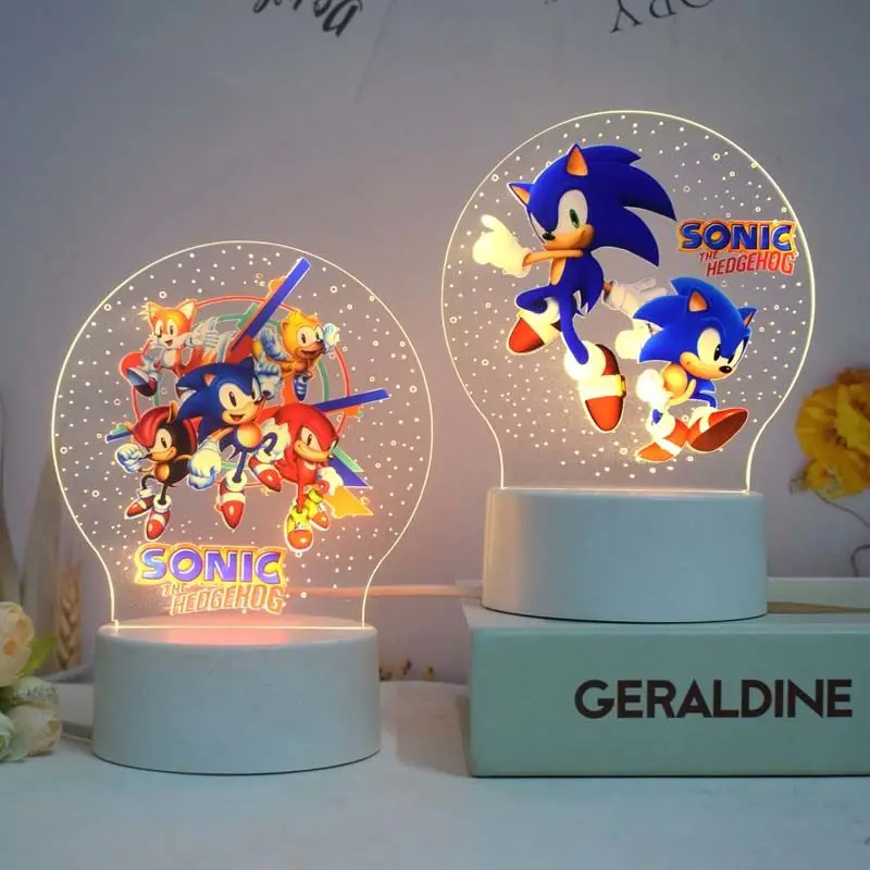 

Sonic Game Animation Peripheral Night Light Creative Birthday Gifts for Boys, Girls, Best Friends, Classmates and Couples Gifts